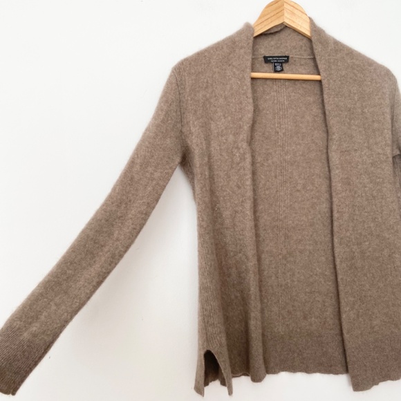 Saks fifth avenue cashmere open cardigan - Picture 2 of 5